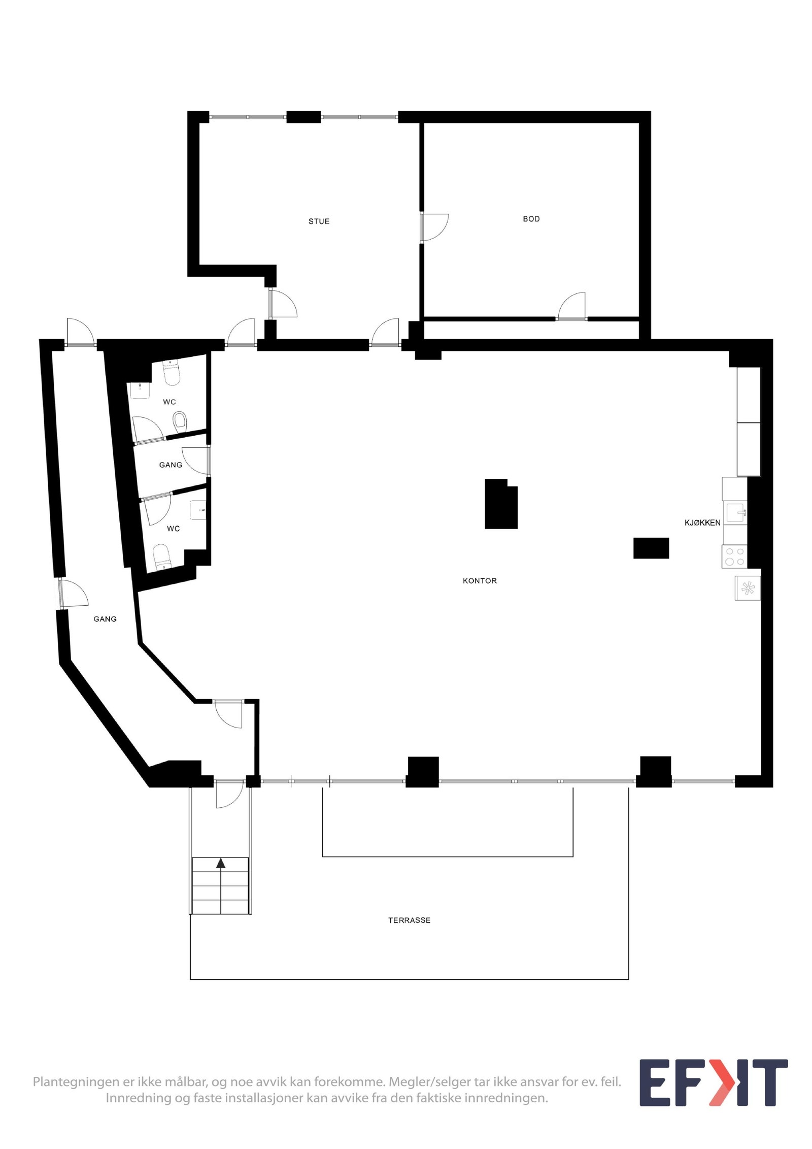 Plantegning. Galleribilde