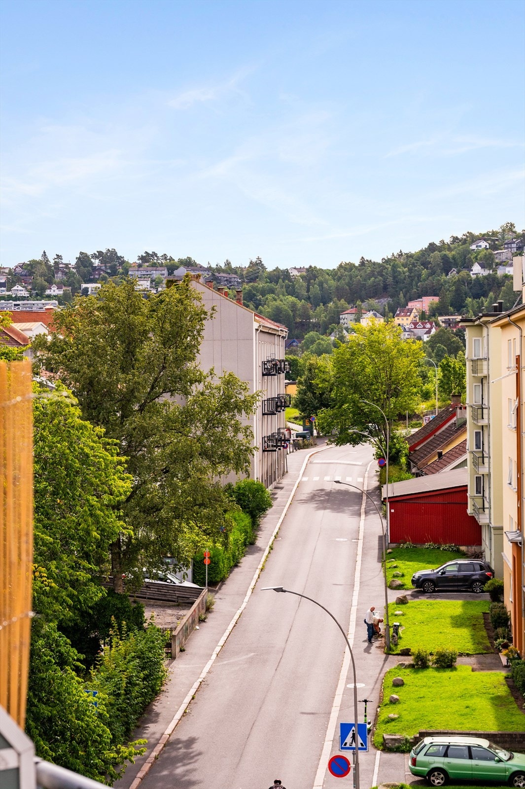 Hyggelig utsikt til grønne omgivelser Galleribilde