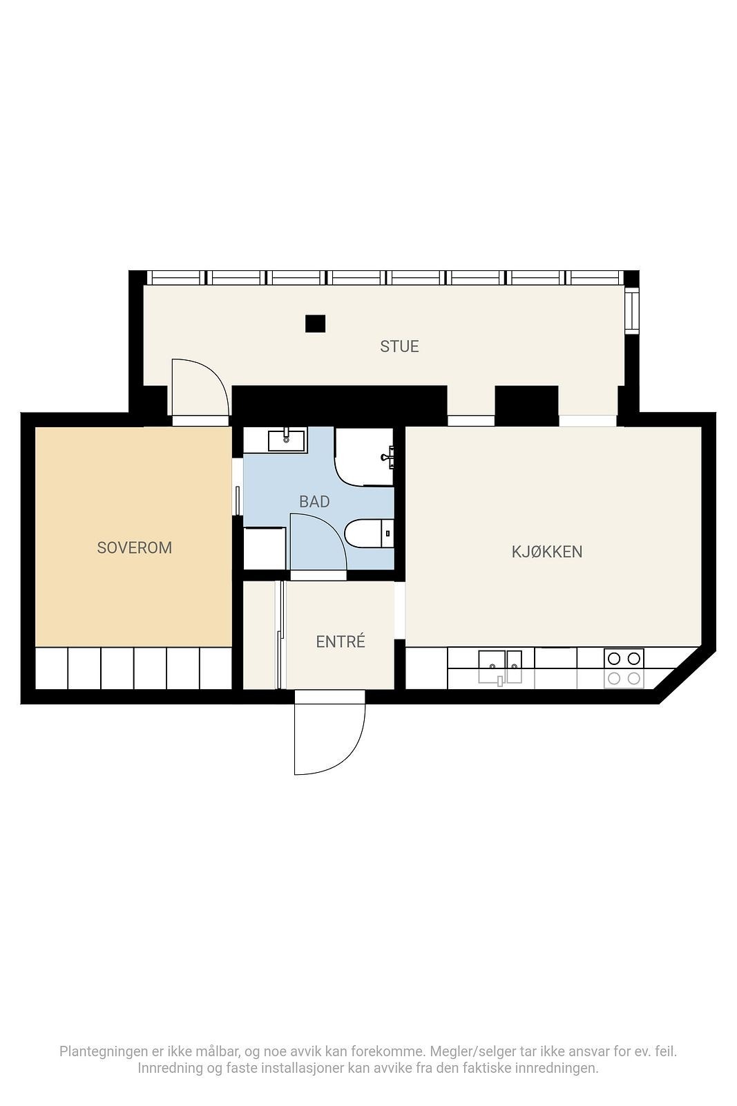 Plantegning. Galleribilde