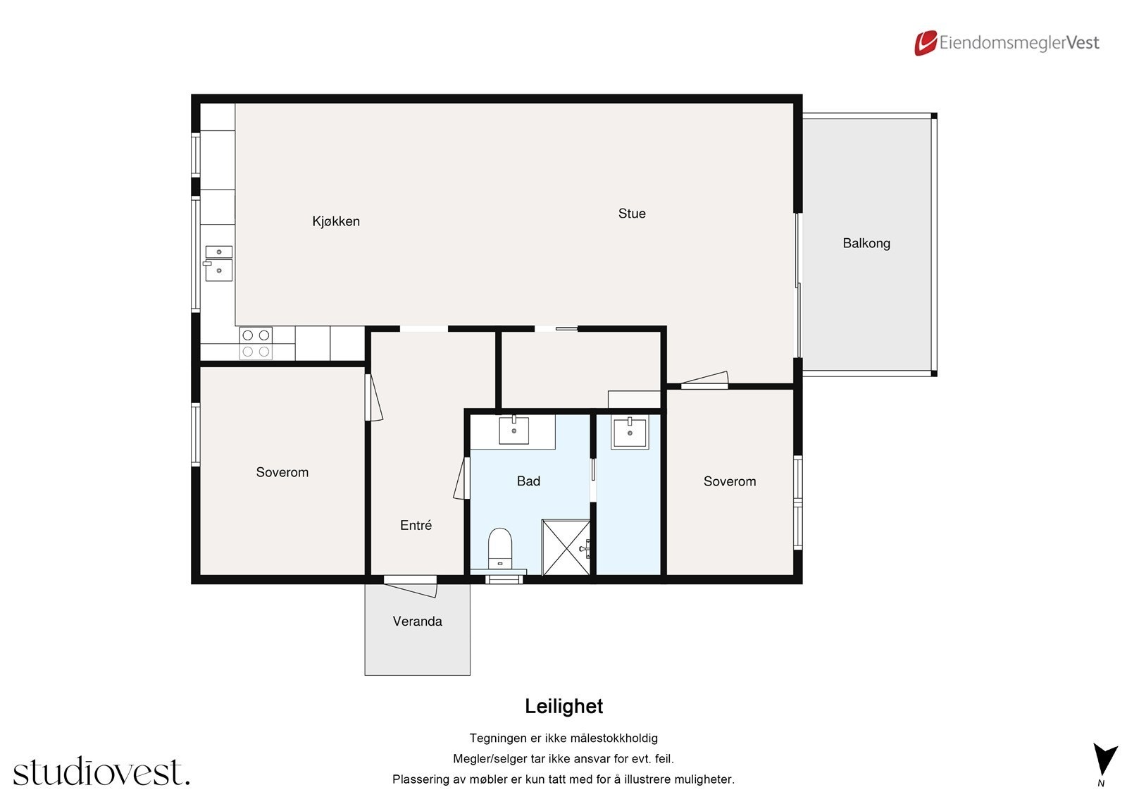 Planskisse Galleribilde