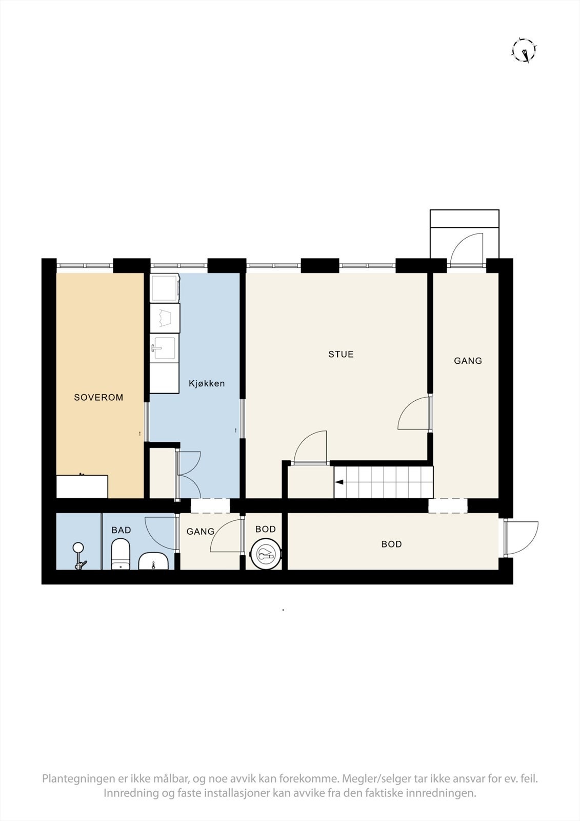 Plantegning sokkeletasje. Galleribilde