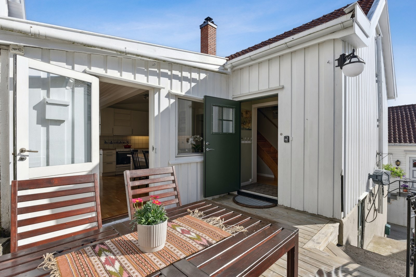 Herlig uteplass. Galleribilde