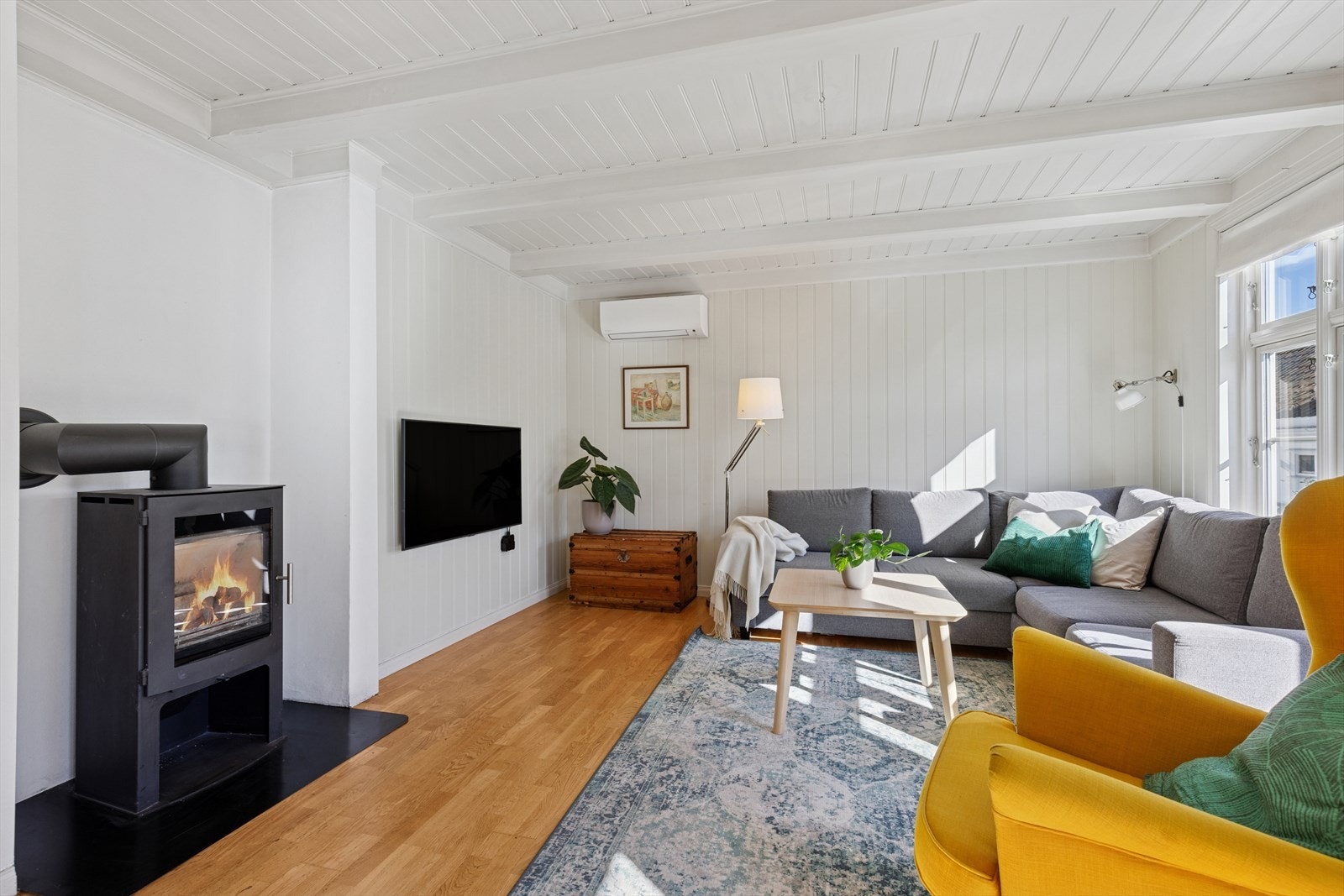 Det er også montert varmepumpe. Galleribilde