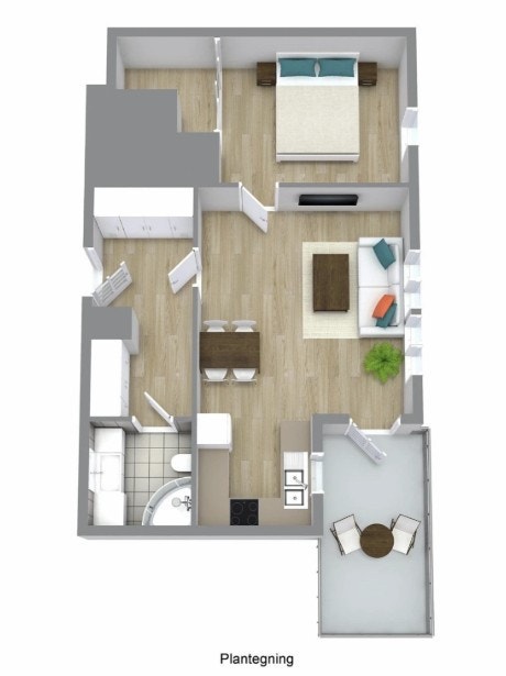 Plantegning Galleribilde