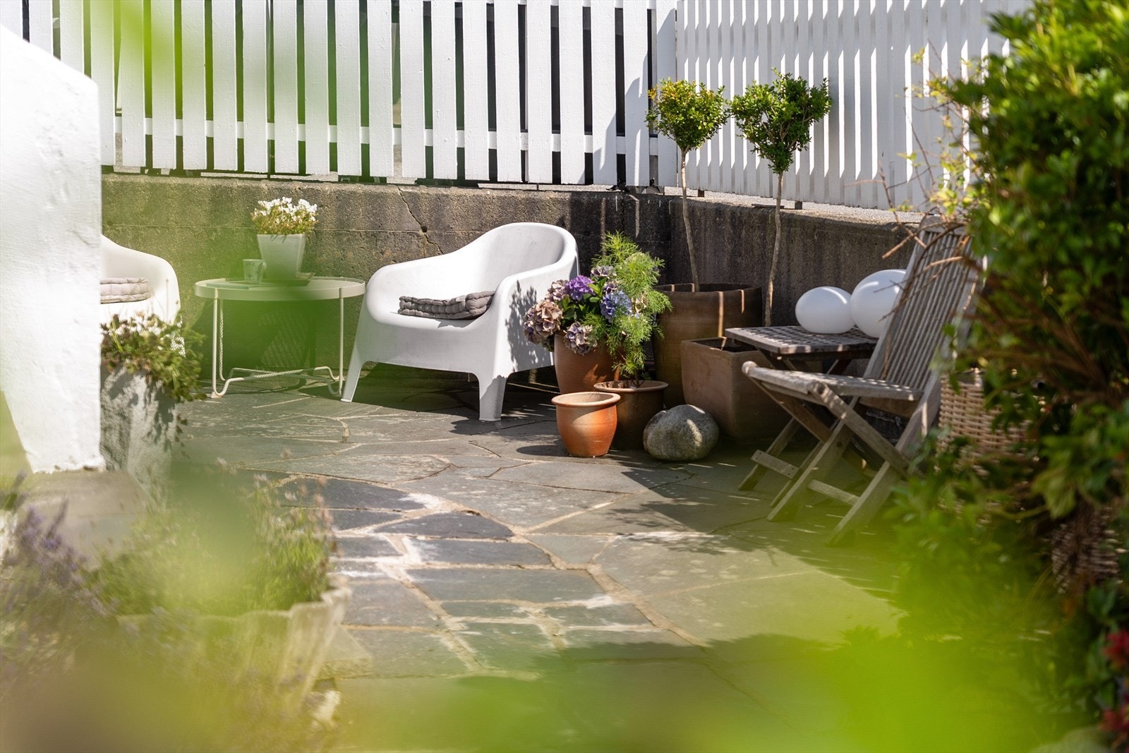 Her kan man nyte fine sommerdager. Galleribilde