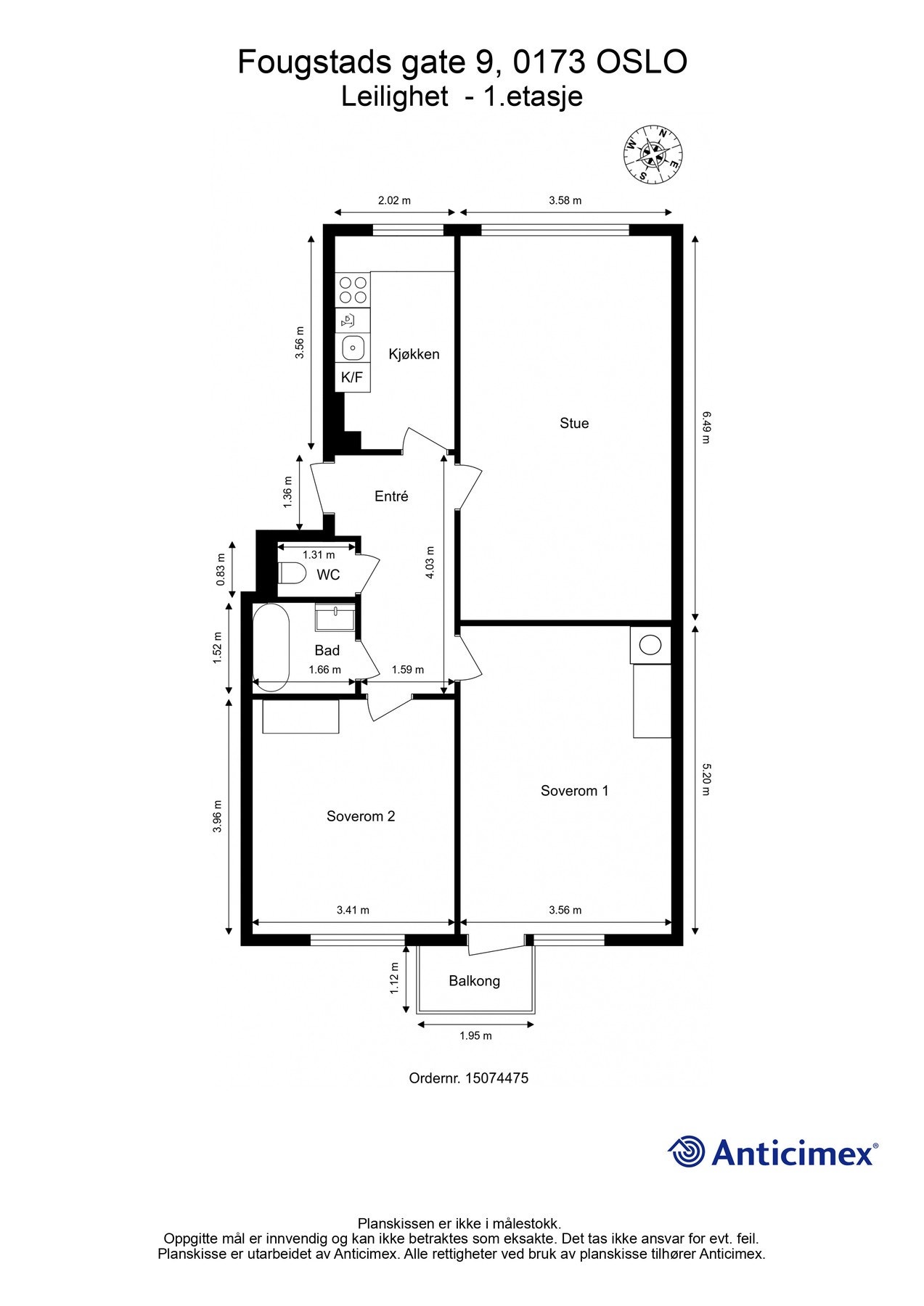 Plantegning. Galleribilde