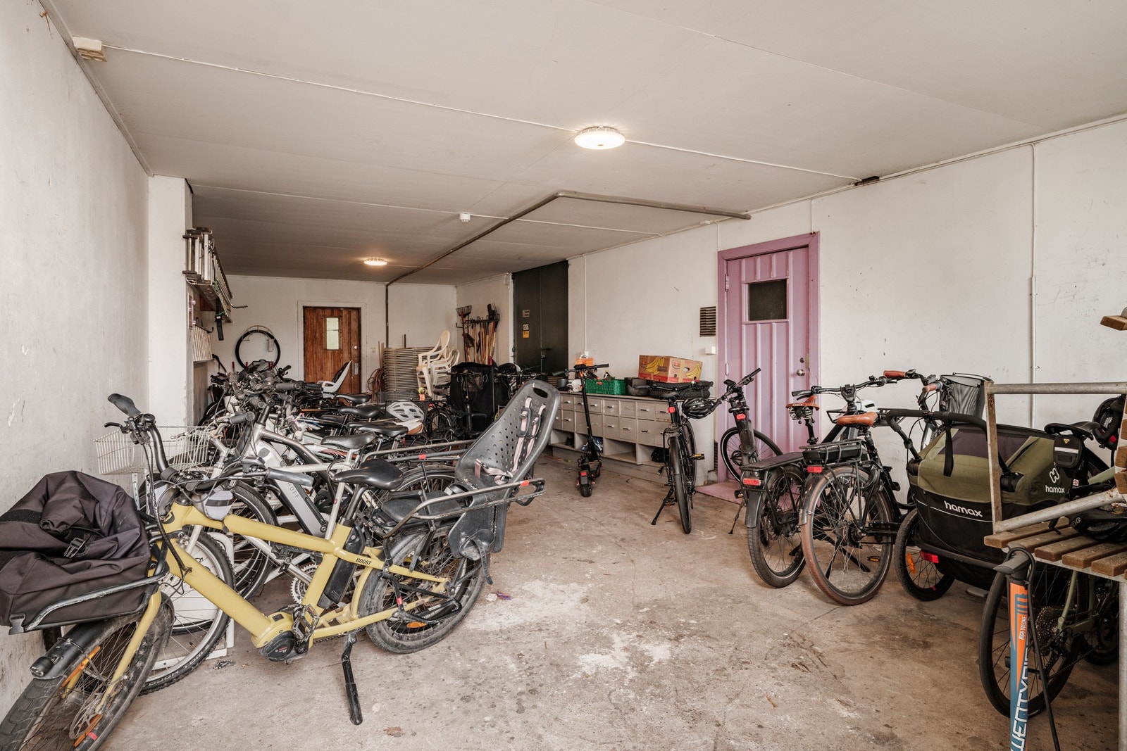 Sykkelparkering. Galleribilde