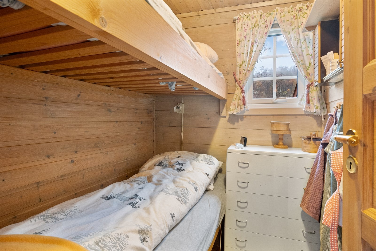 Soverom 2 er innredet med etasjeseng. Galleribilde