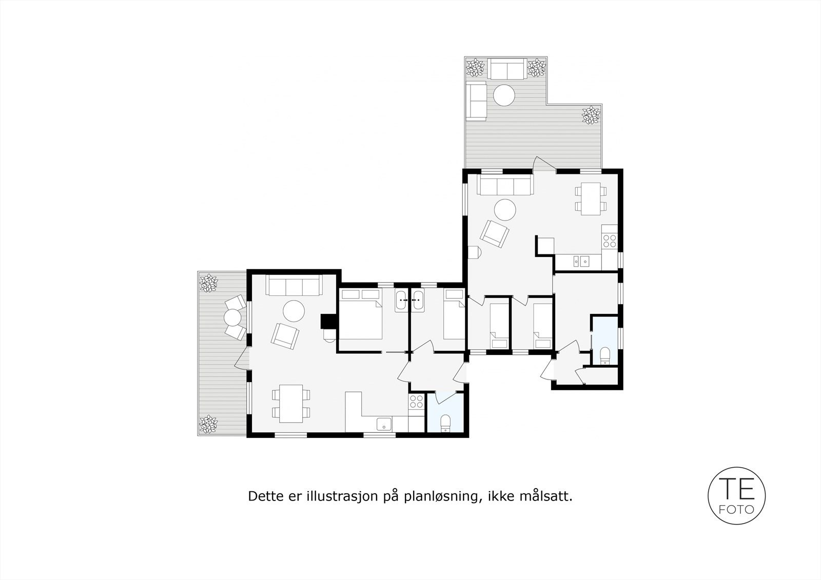 Planløsning. Galleribilde