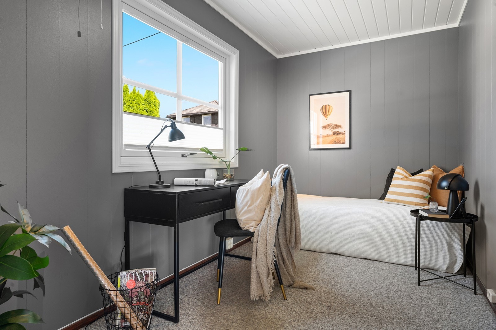 Det andre soverommet egner seg ypperlig som barnerom, gjesterom eller kontor. Galleribilde