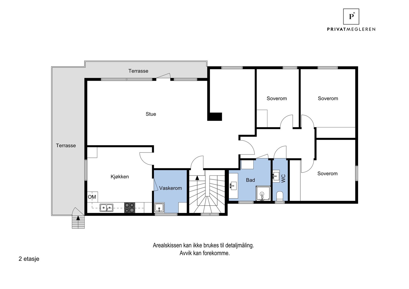 Plantegning 2. etasje Galleribilde