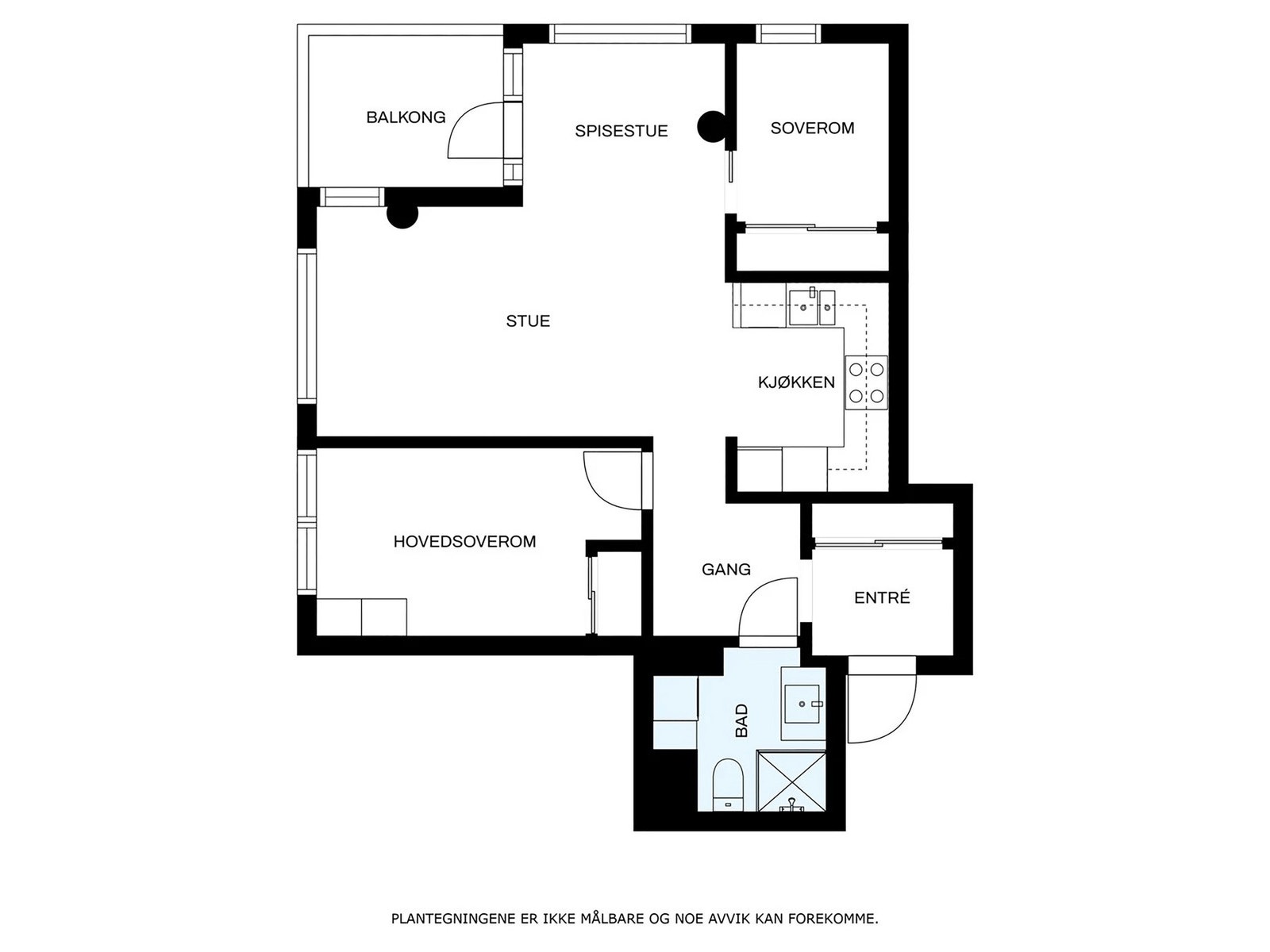 Plantegning. Galleribilde