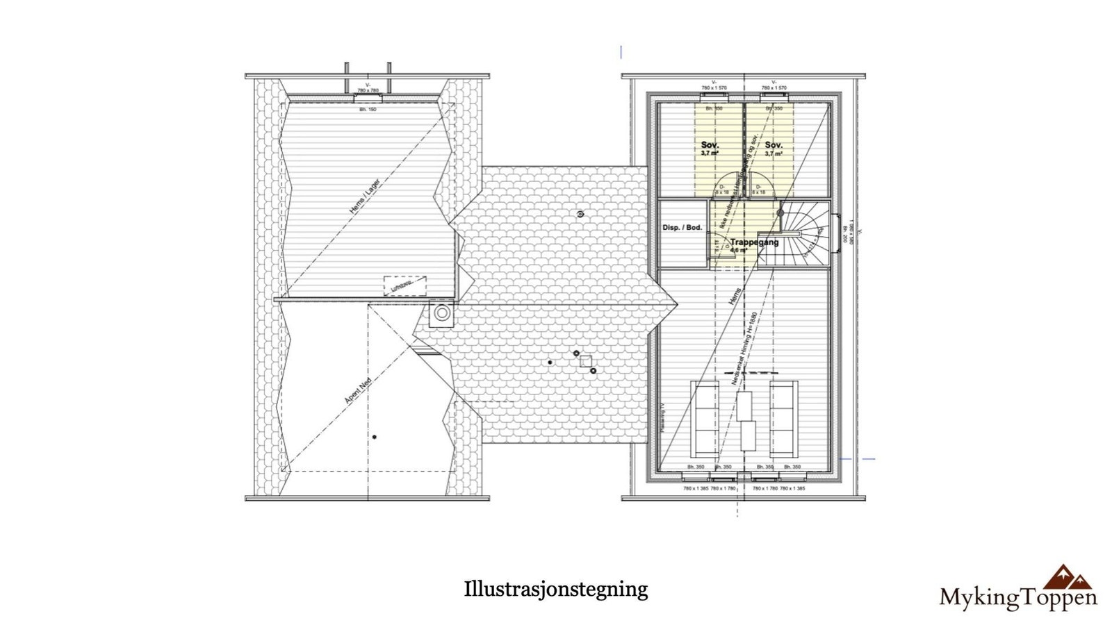 Romslig hems Galleribilde