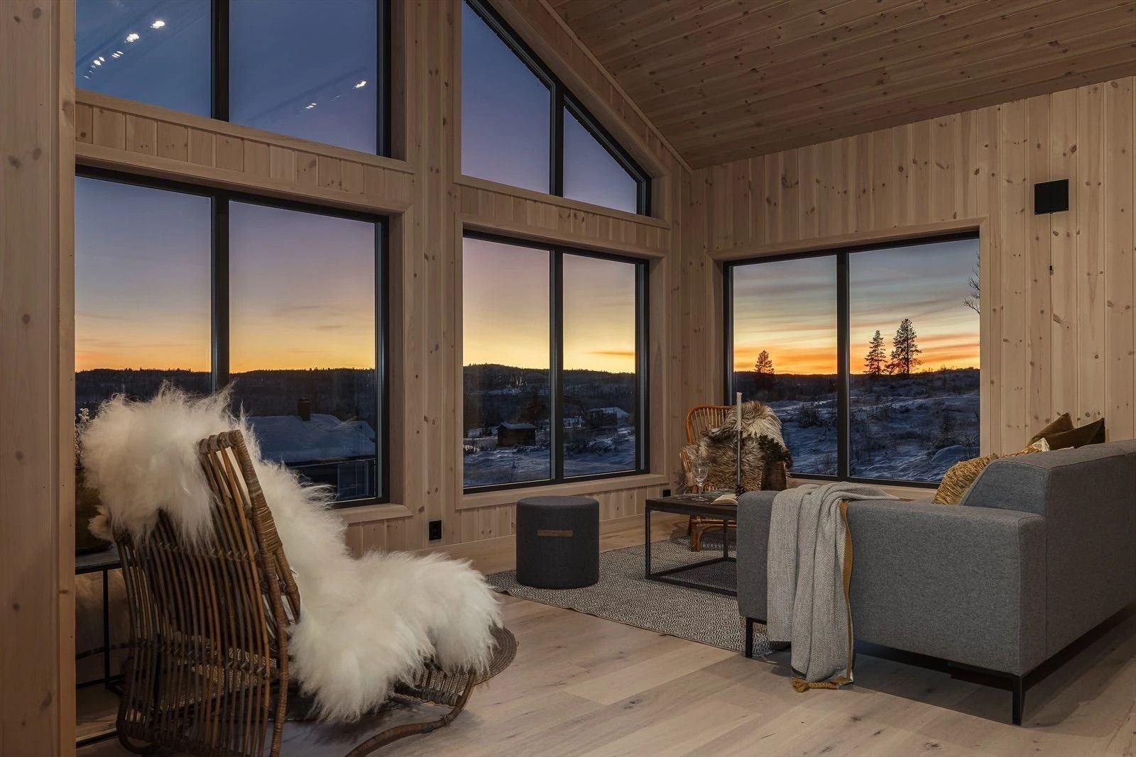 Fotograf Henrik Strømstad
Interiør visningshytte Galleribilde