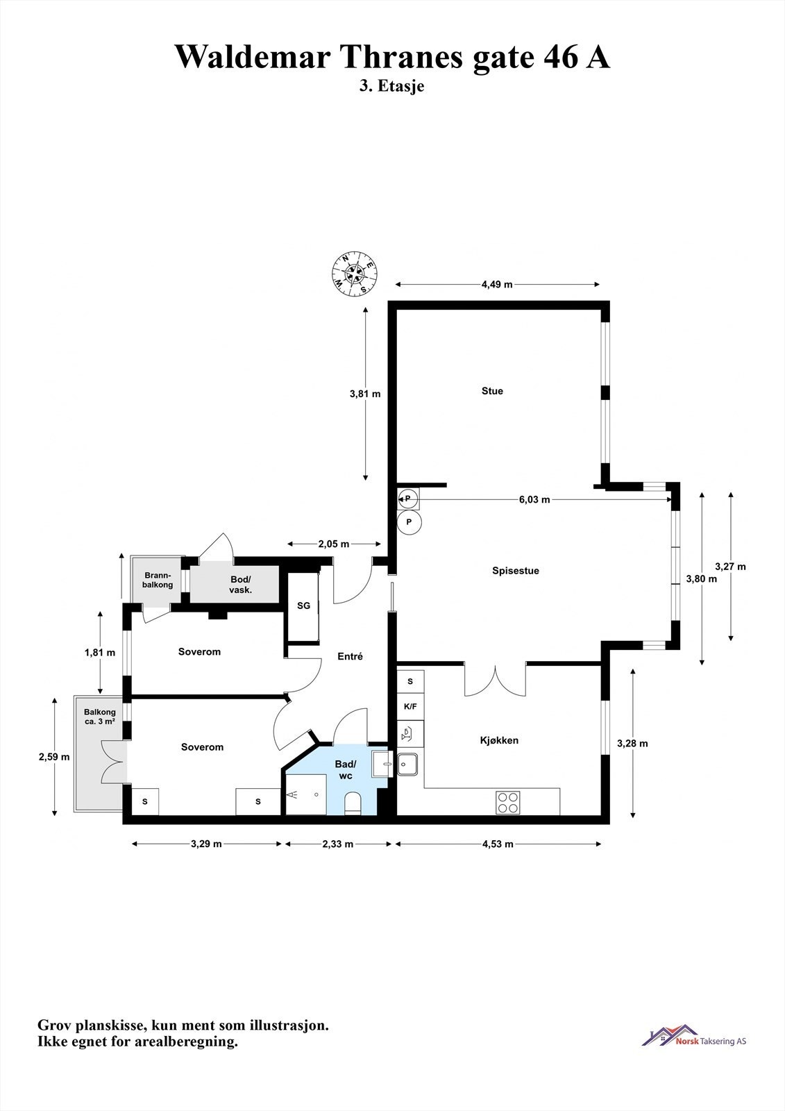 Plantegning Galleribilde