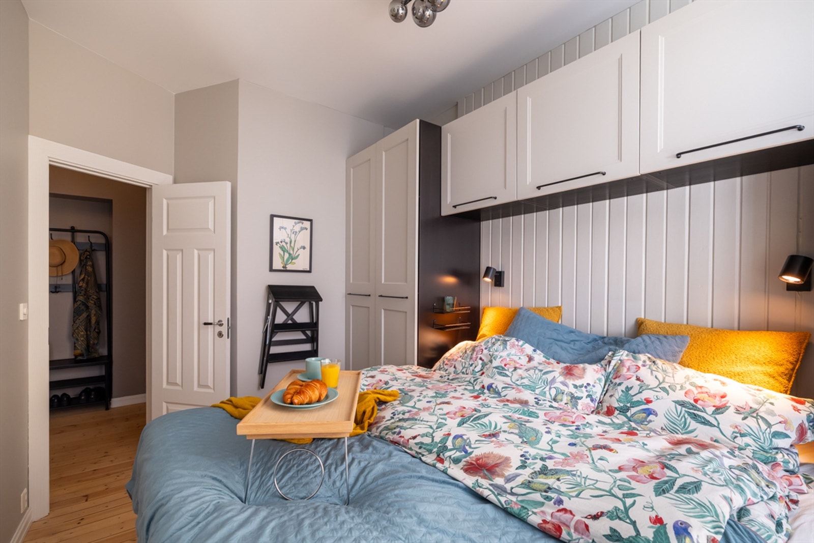 I leiligheten har du to soverom av god størrelse som vender inn mot rolig bakgård Galleribilde