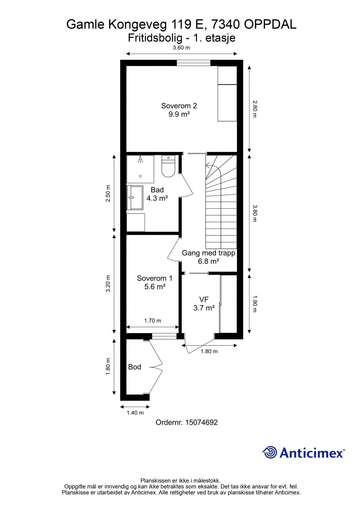 Plantegning - 1.etasje Galleribilde