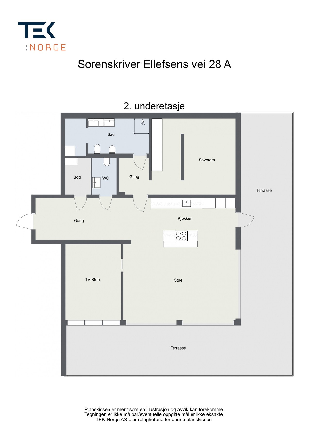 Planskisse. Galleribilde