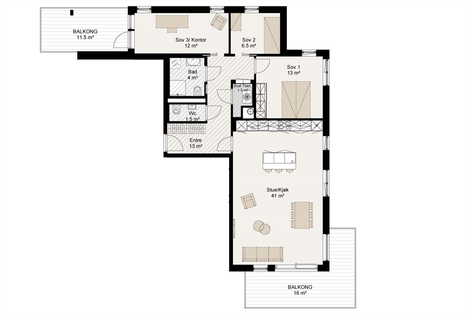 Planløsning Galleribilde