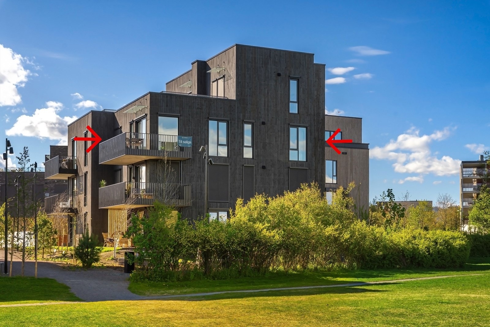 Punkthus E med kun 7 leiligheter i bygget, rolig og inntil Nansenparken Galleribilde