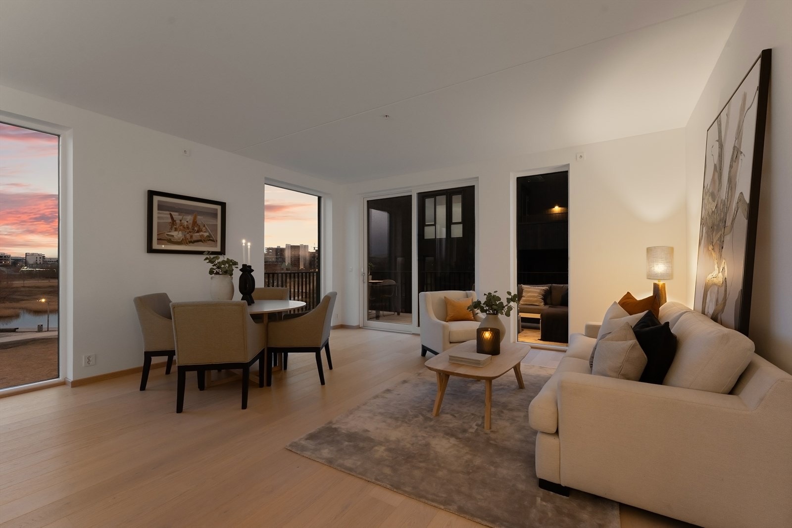 Kveldsstemning Galleribilde