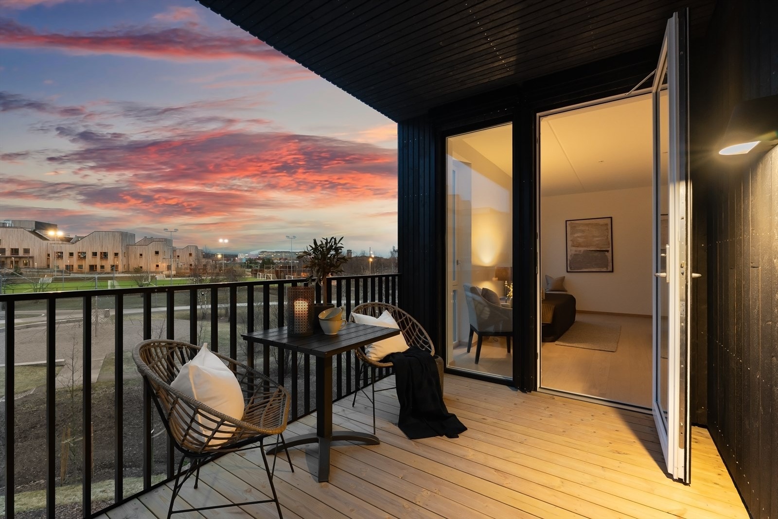 12 m² overbygget veranda fra soverom nr. 2 Galleribilde