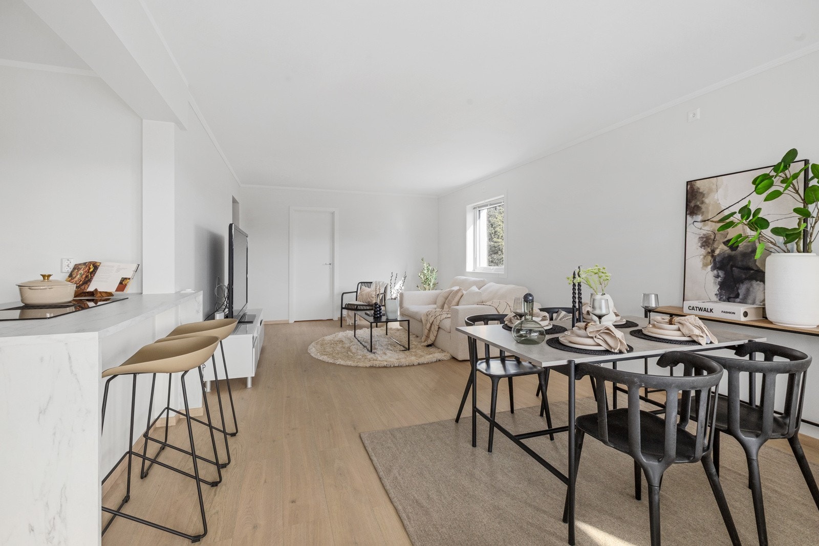 Lys og trivelig stue Galleribilde