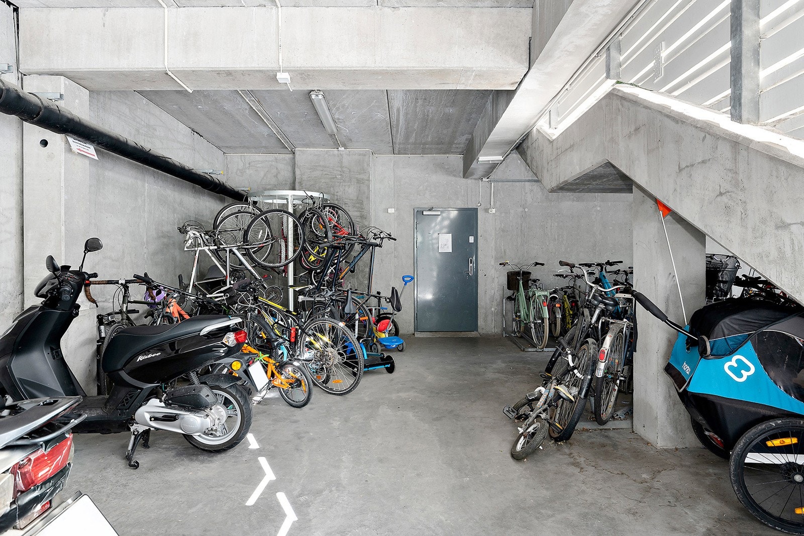 Felles sykkelrom Galleribilde