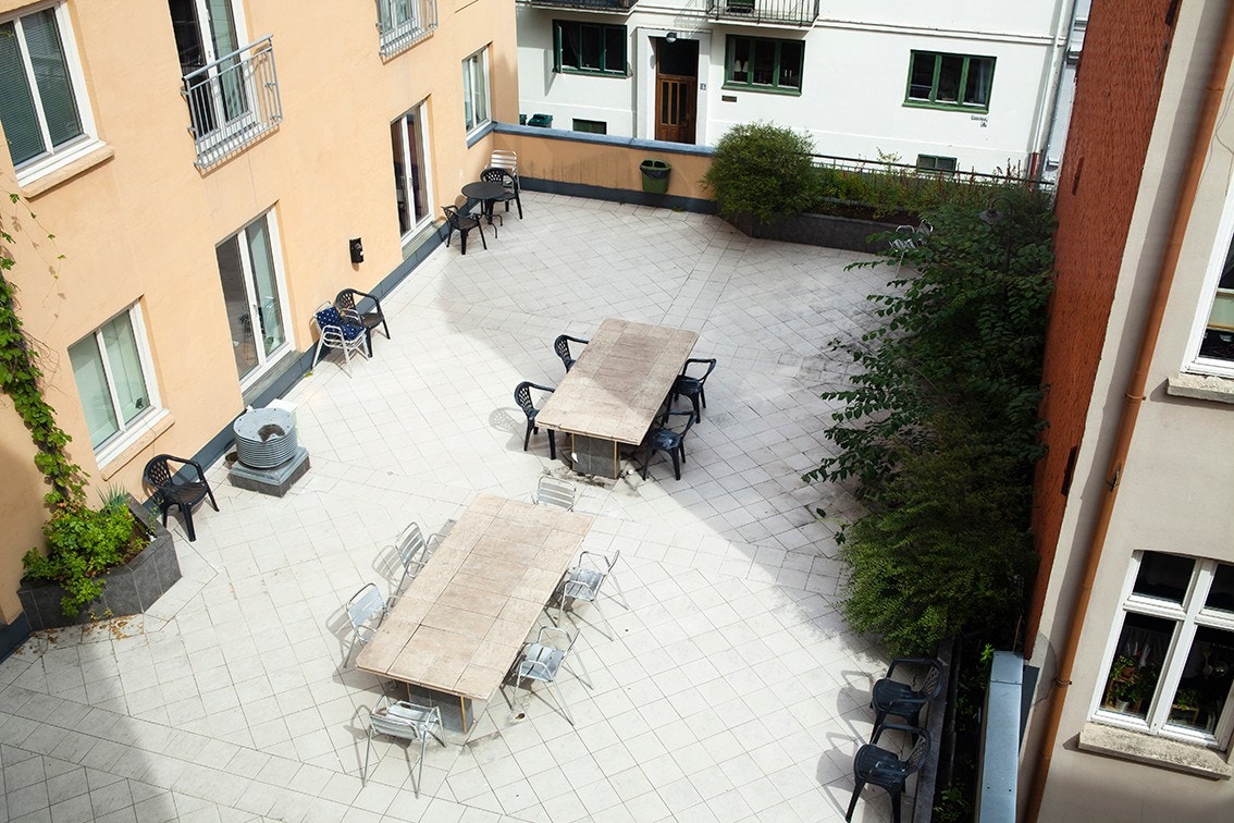 Felles terrasse i 2.etg. Galleribilde