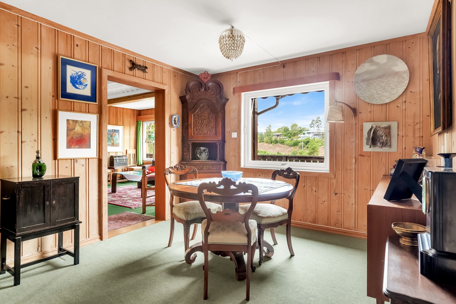 Spisestuen var opprinnelig et soverom. Galleribilde