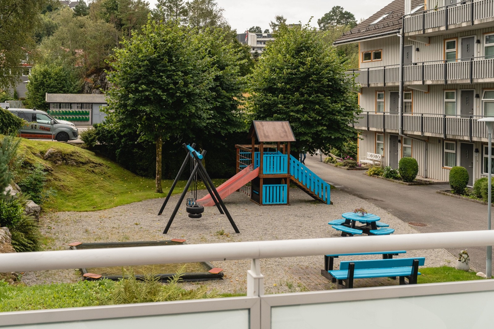 Nabolaget er meget familievennlig med flere lekeplasser. Galleribilde