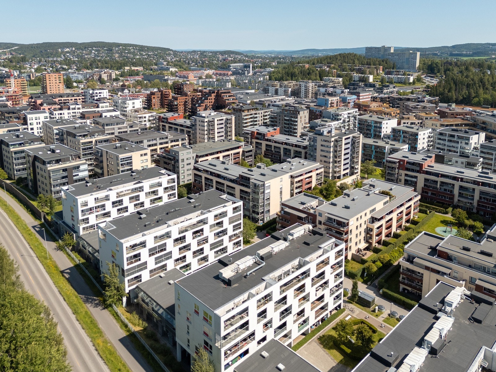 Området har gjennomgått stor utvikling de senere årene. Galleribilde