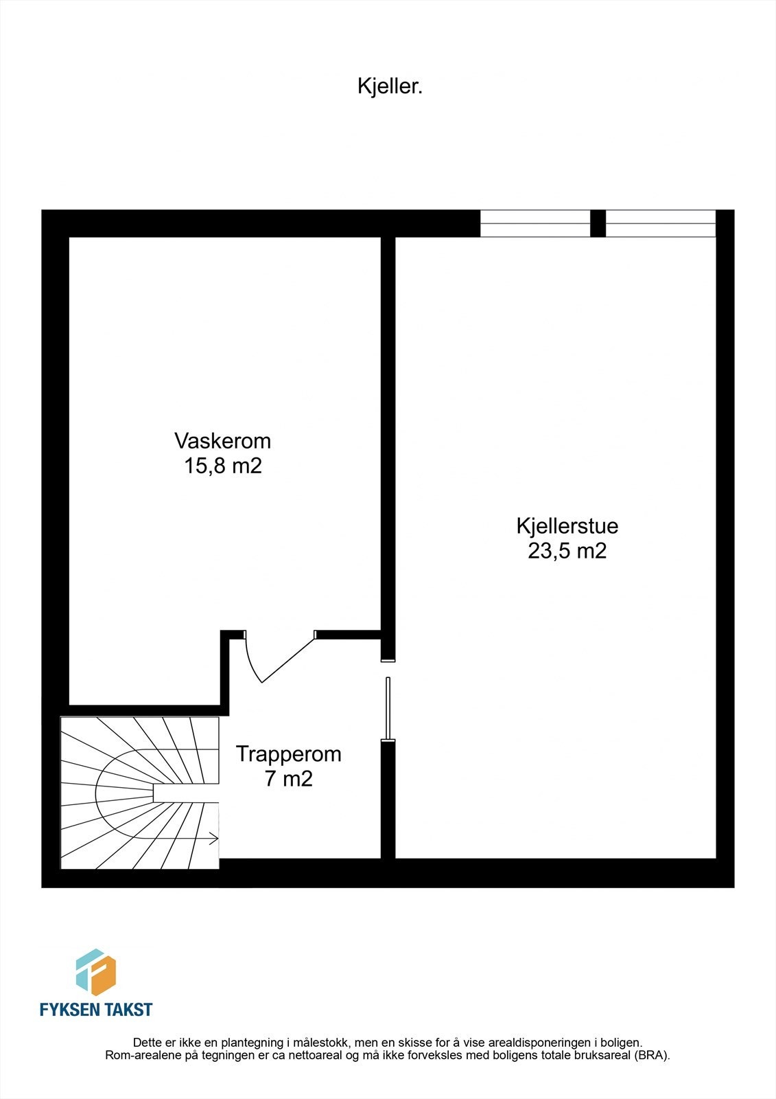 Planskisse Kjeller Galleribilde