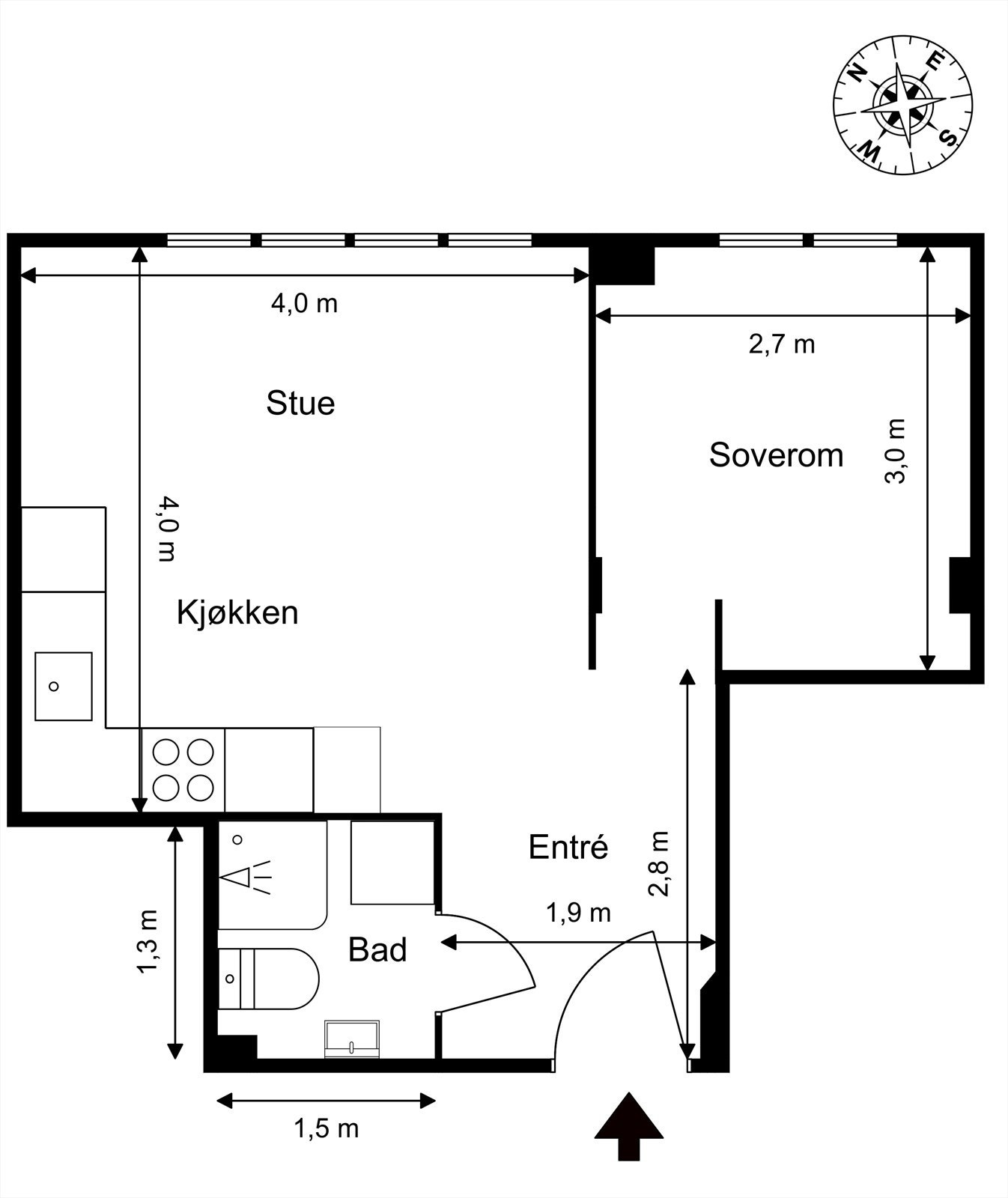 Plantegning. Galleribilde