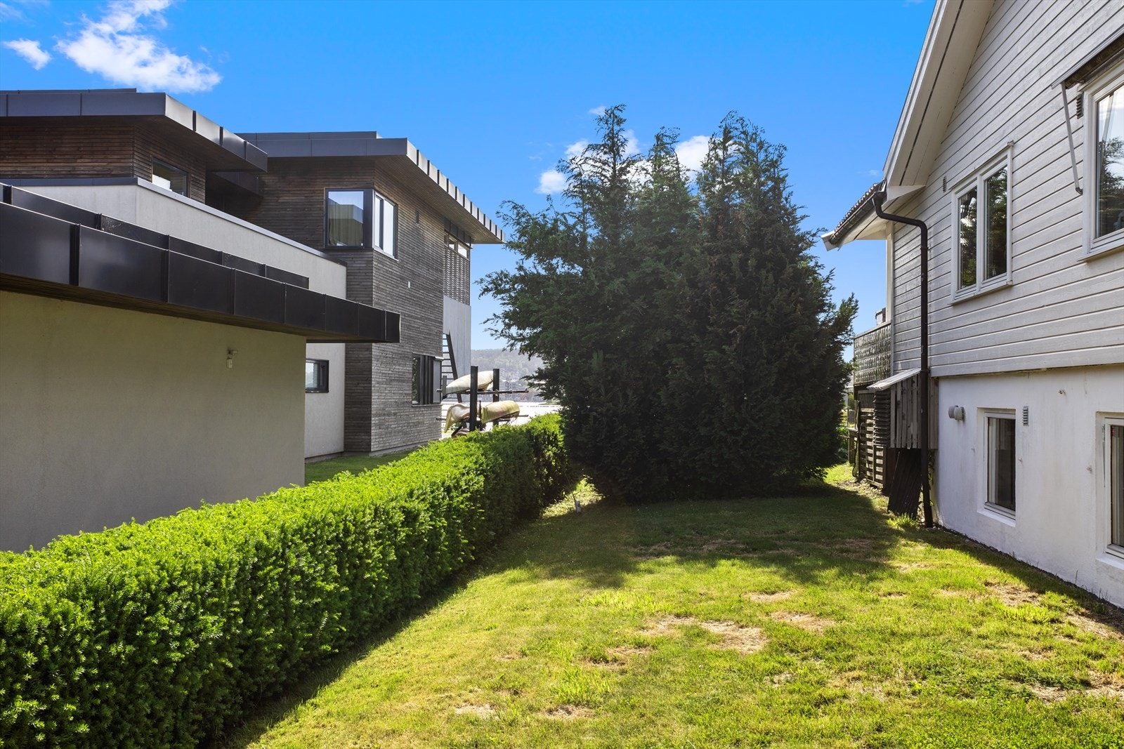 Denne hagedelen har blitt bukt som egen hagedel for leietakere. Galleribilde