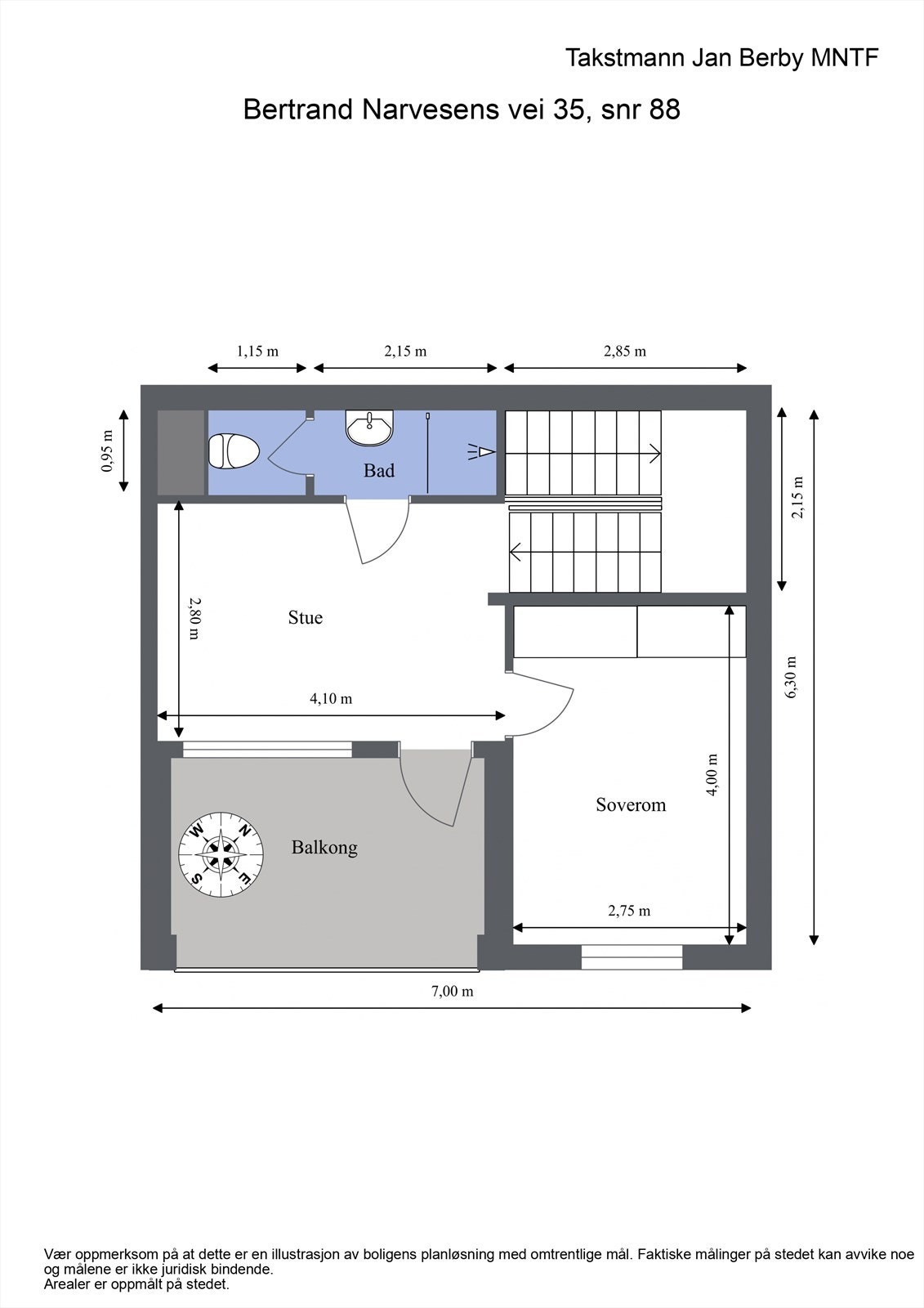 Plantegning 3. etasje. Galleribilde