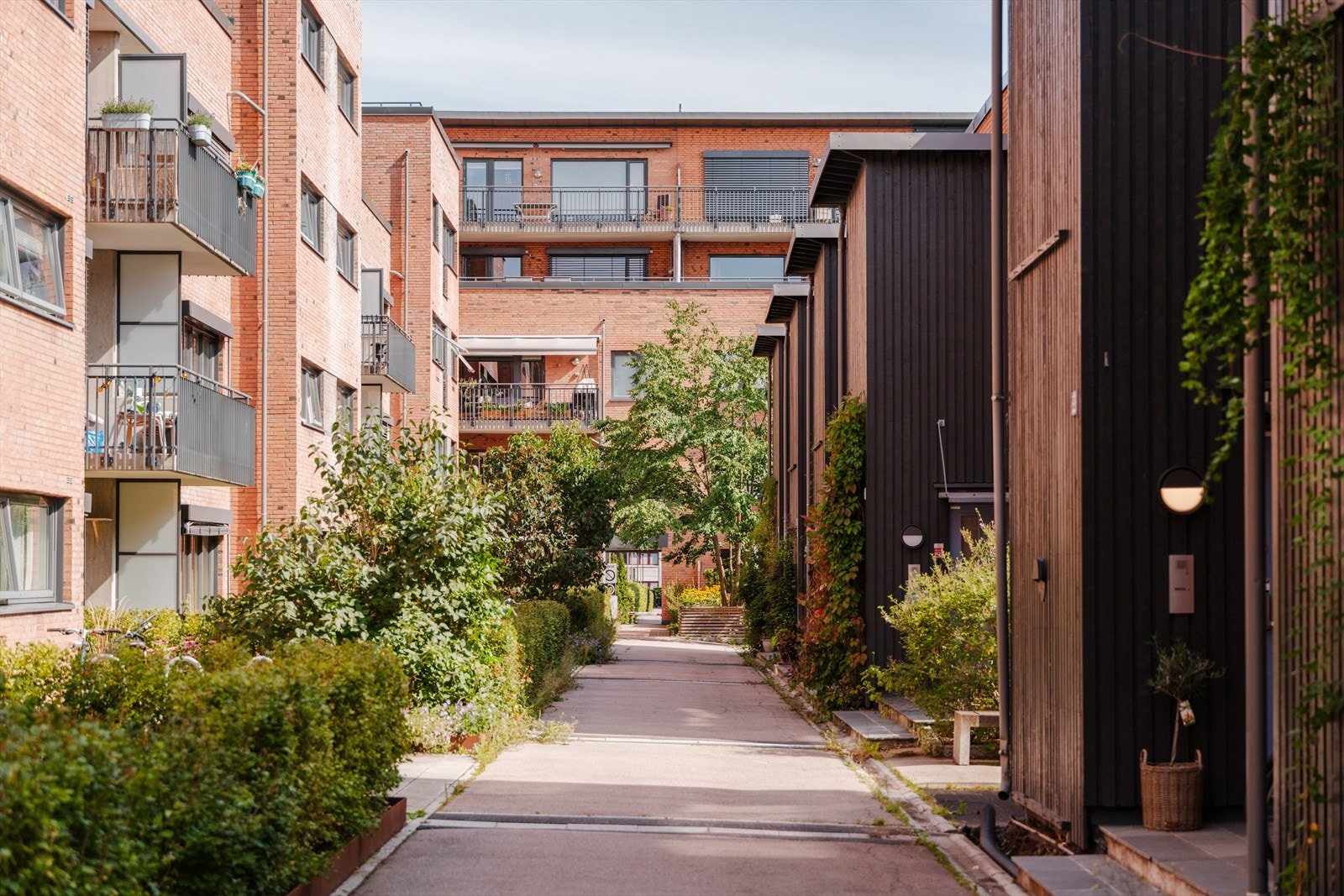 Området oppleves som barnevennlig og trygt. Galleribilde