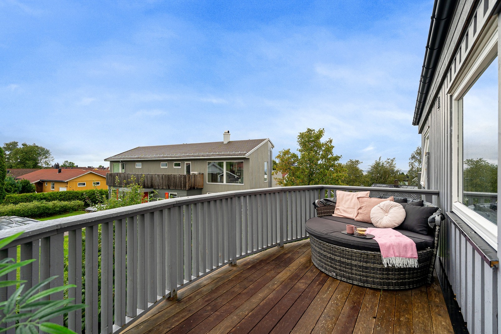 Fra stuen har man utgang til en romslig balkong på 8,5m². Galleribilde