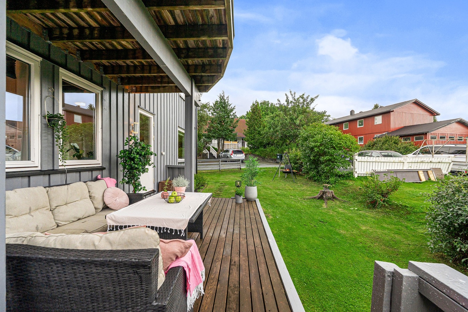 Hit kan man invitere venner og familie for hyggelige sammenkomster. Galleribilde