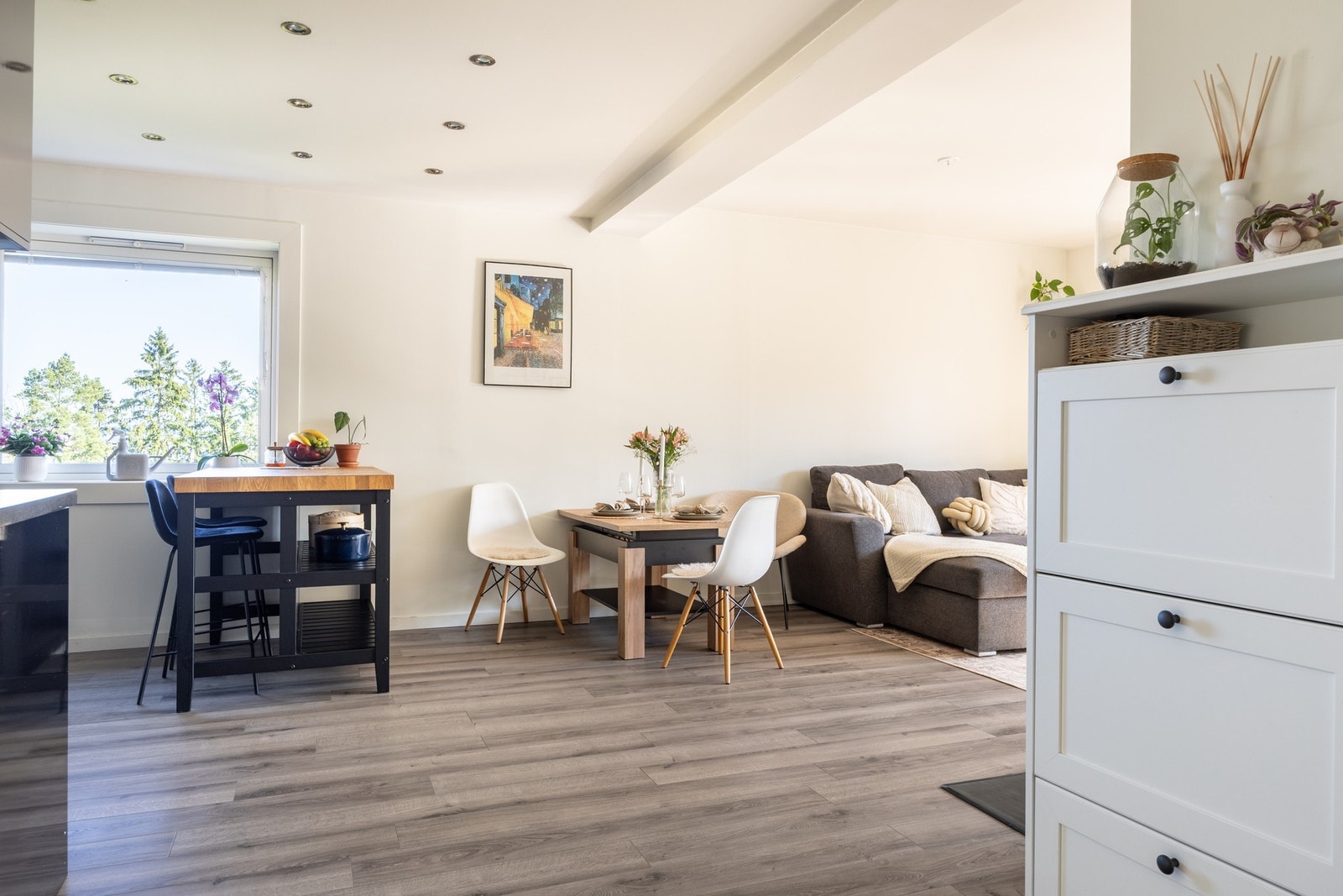 Her er det enkelt å innrede i ulike soner. Galleribilde