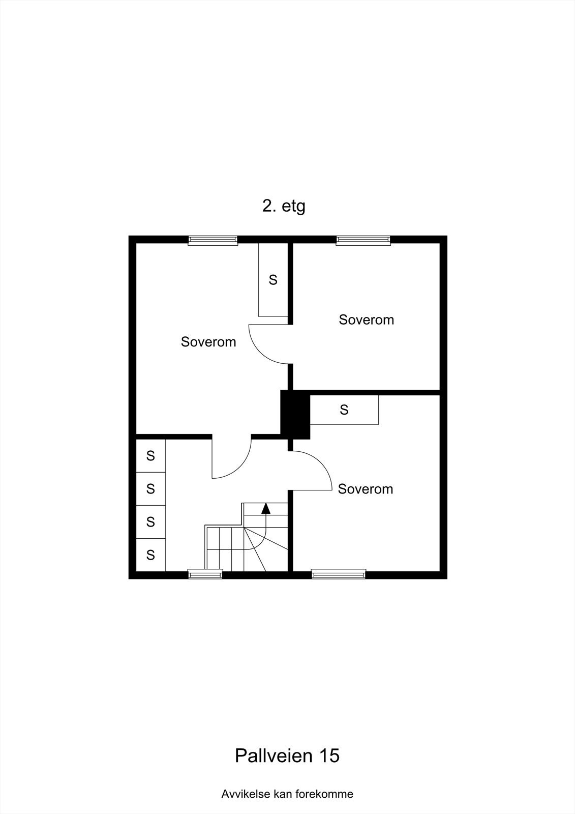 Planskisse loft Galleribilde