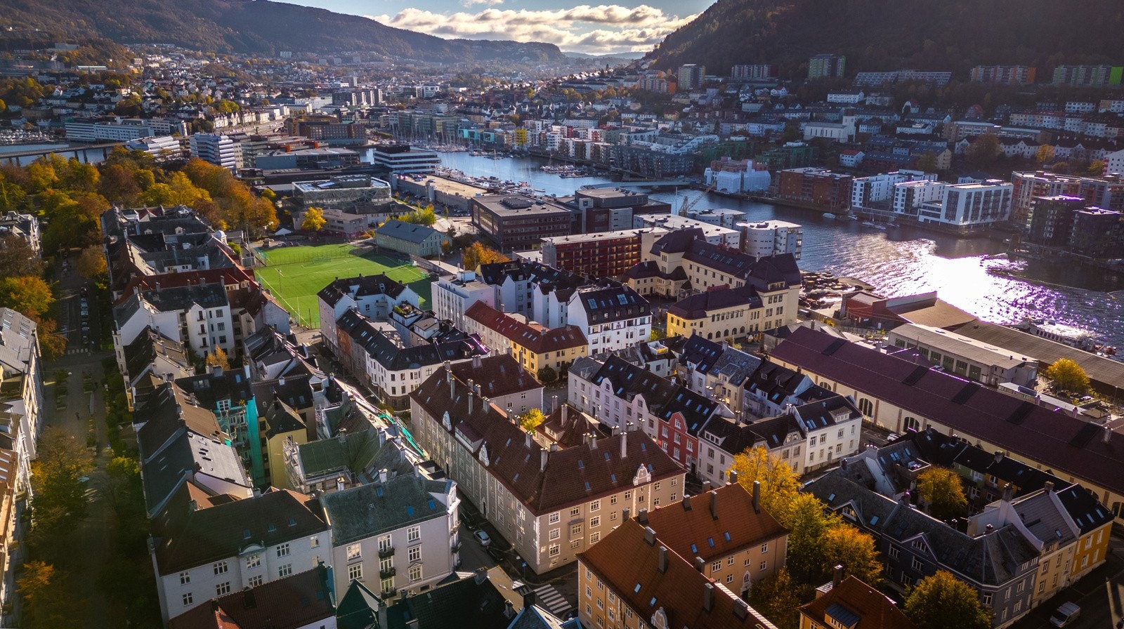 Møhlenpris er en av de mest populære bydelene i Bergen Galleribilde