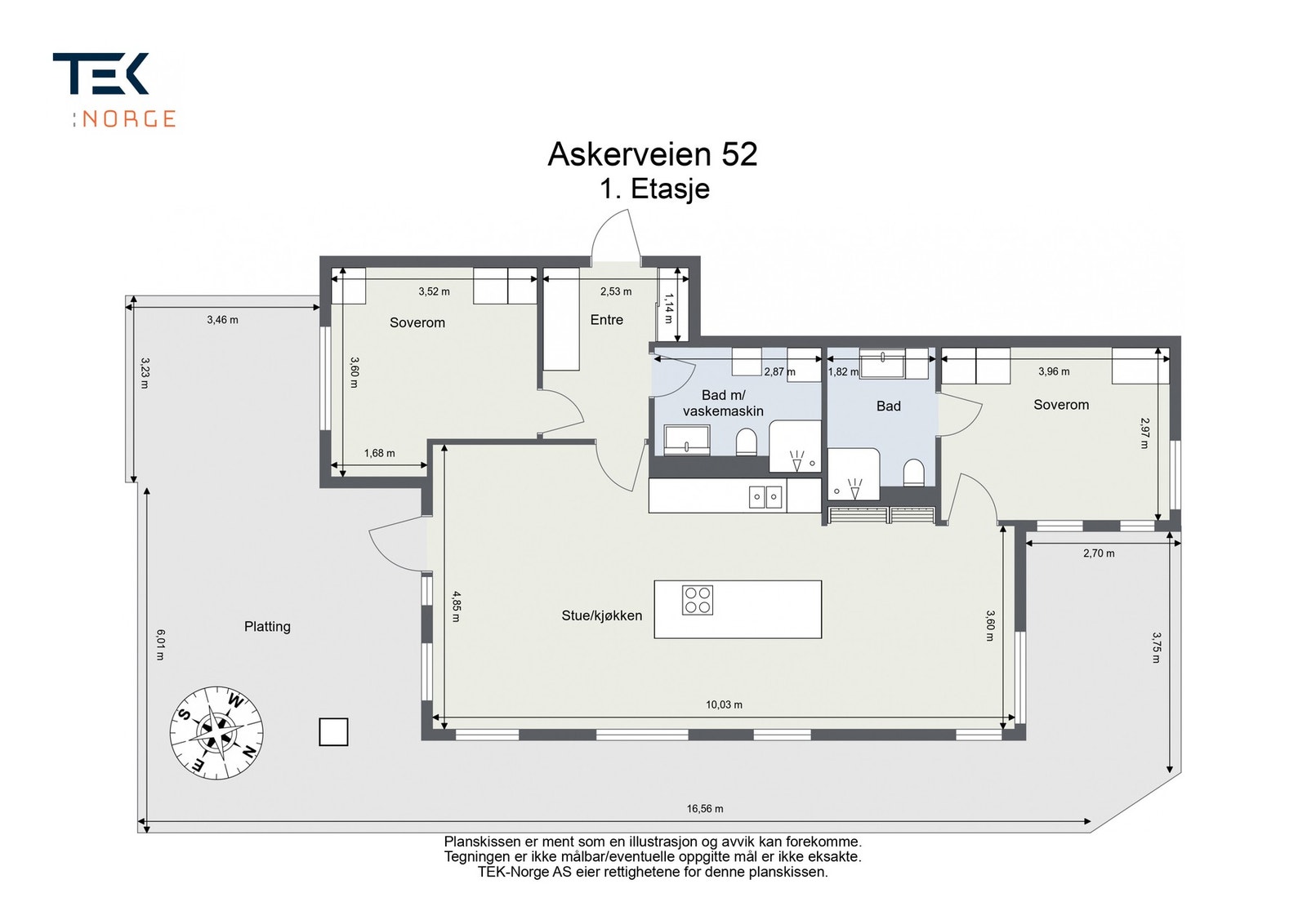 Plantegning Galleribilde