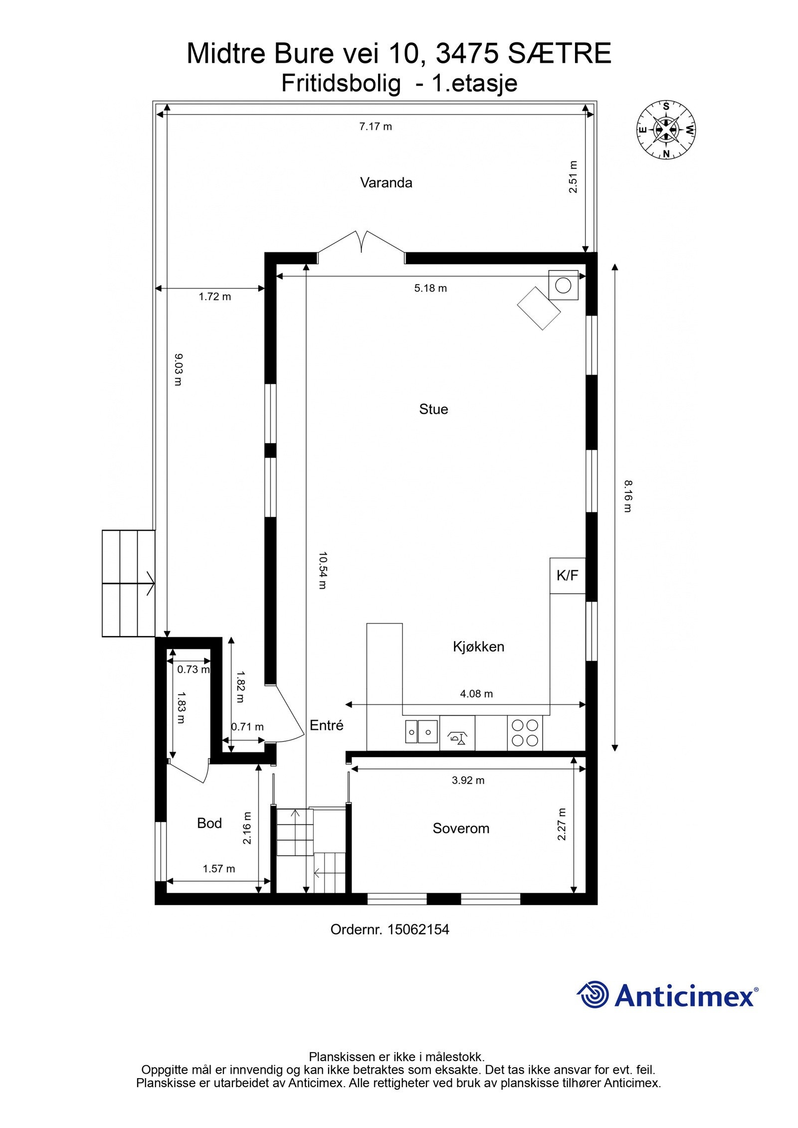 Plantegning 1.etasje Galleribilde