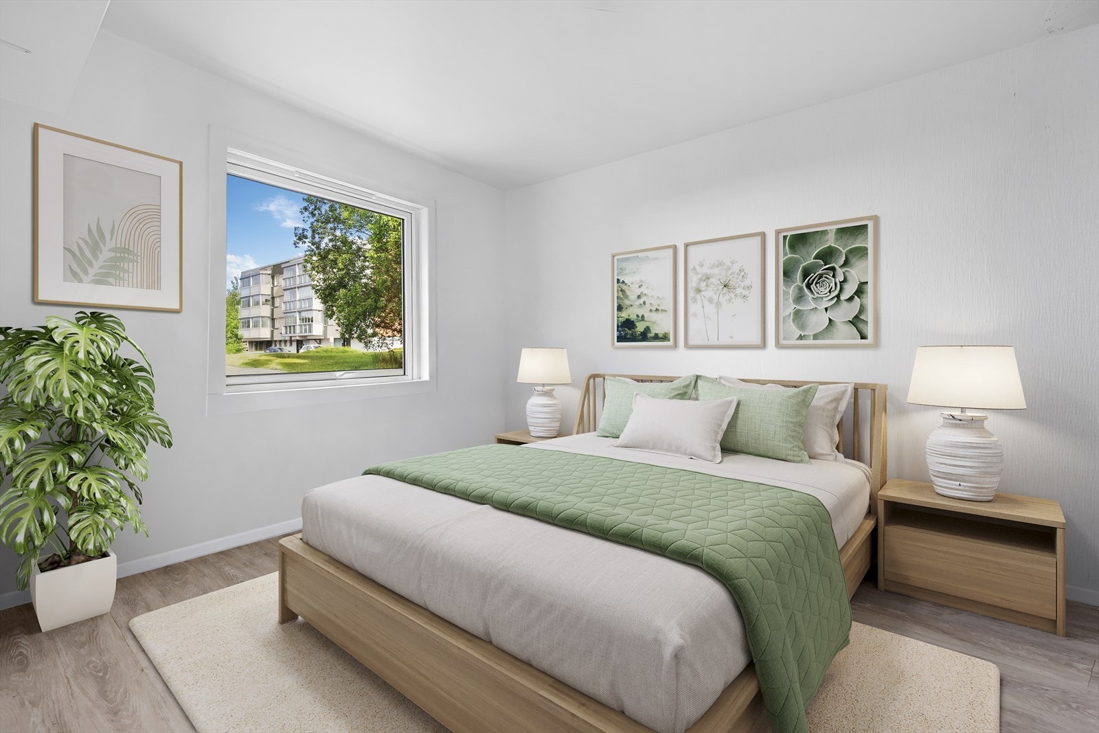 Soverom 3. Bildet er digitalt stylet. Galleribilde