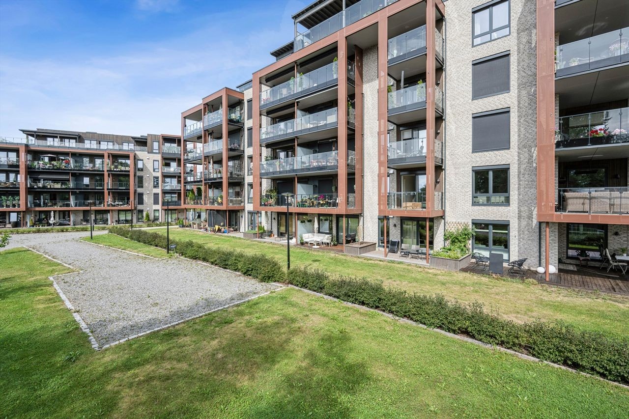 Pent og nyere borettslag på Martodden - Hamar vest Galleribilde