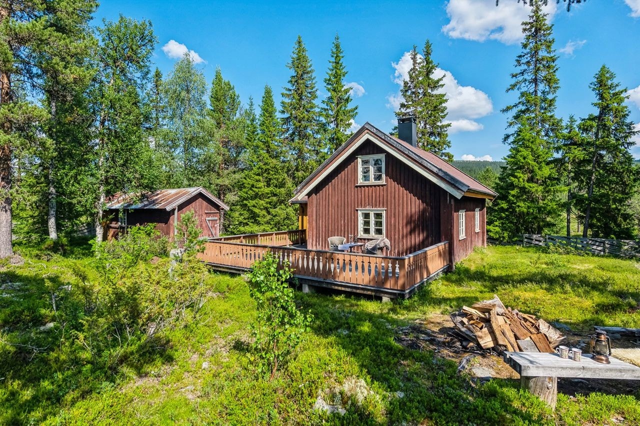 Terrassen er vestvendt og som gir gode solforhold. Galleribilde