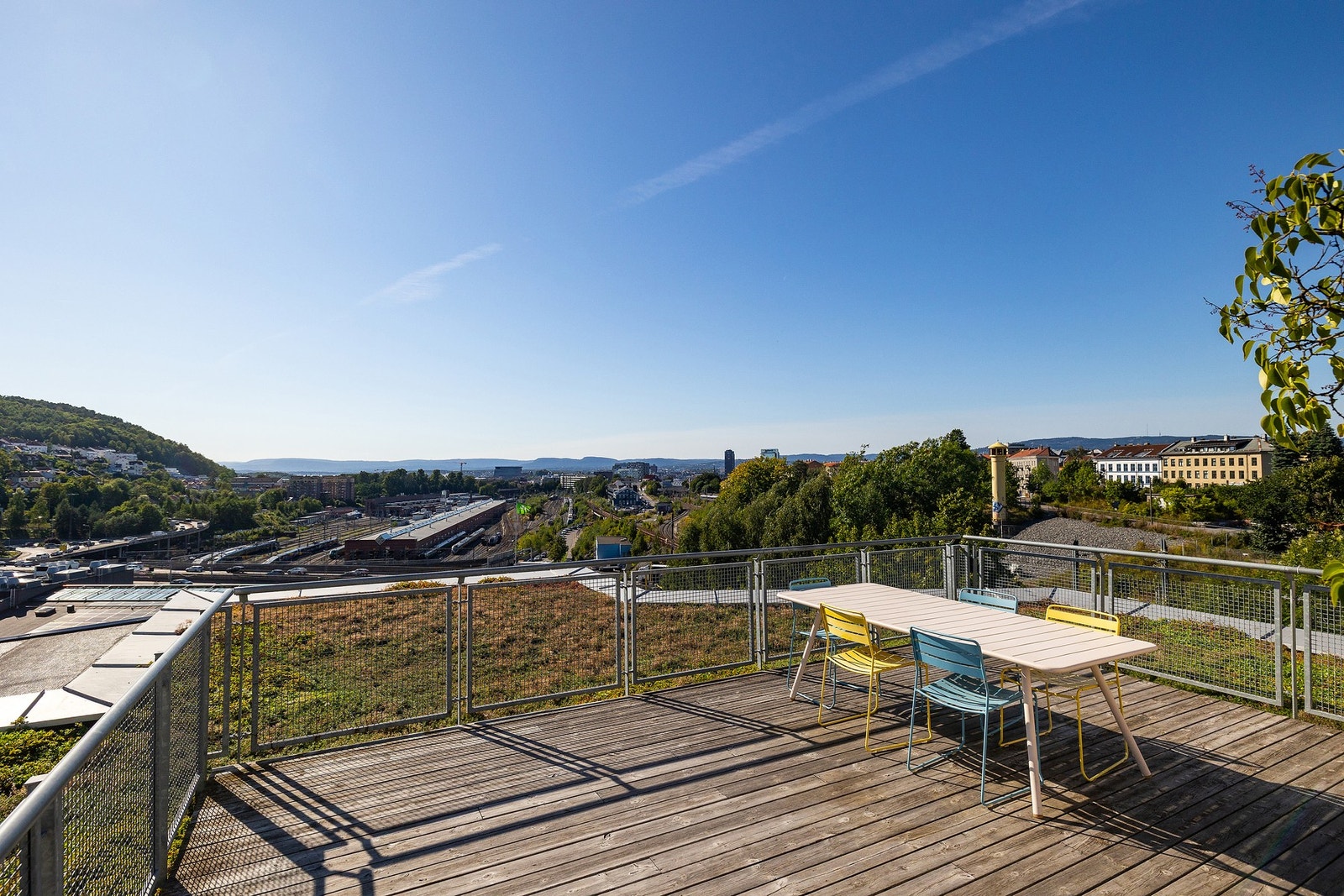 Her kan du nyte utsikt og gode solforhold. Galleribilde