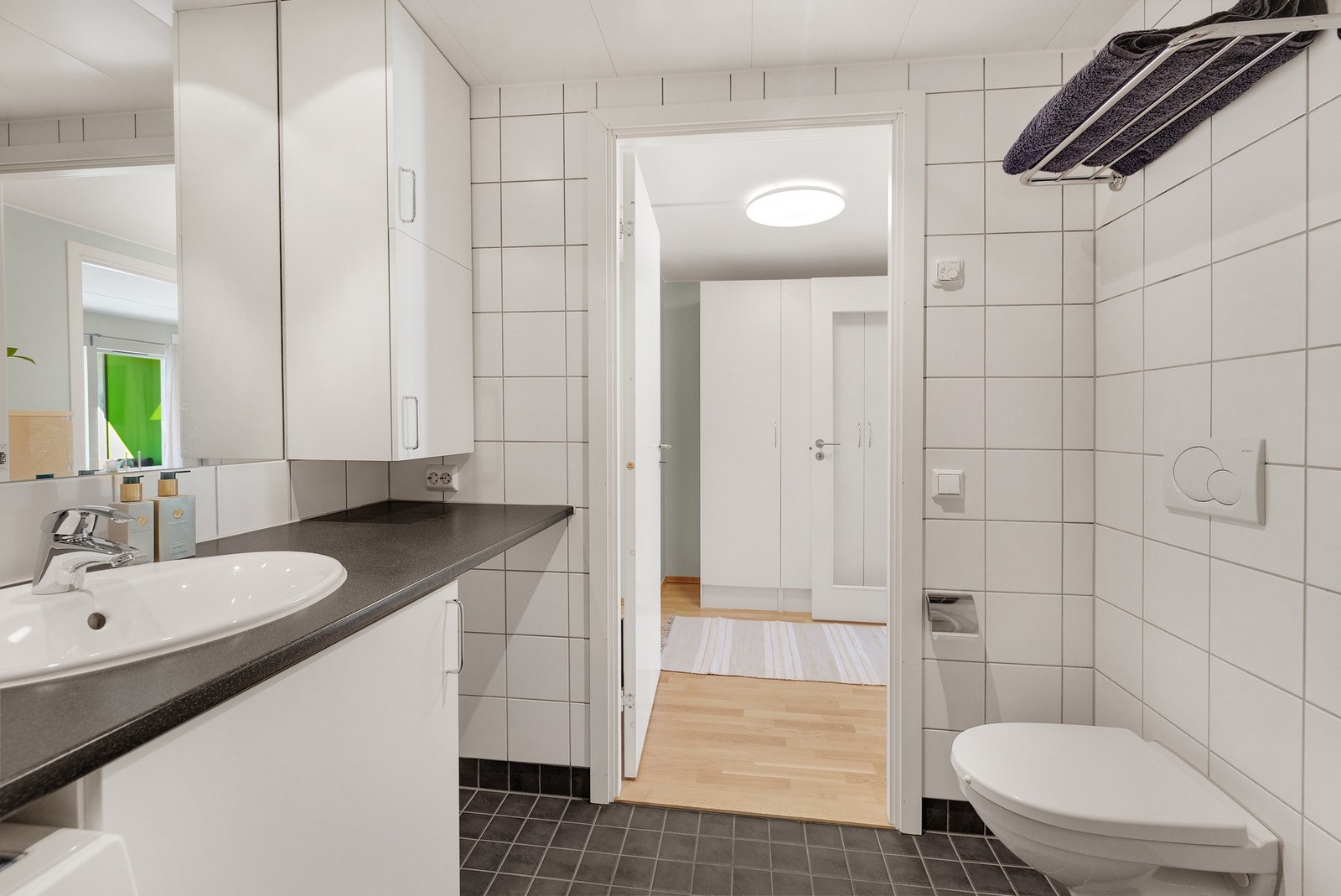 Det er også opplegg til vaskemaskin. Galleribilde