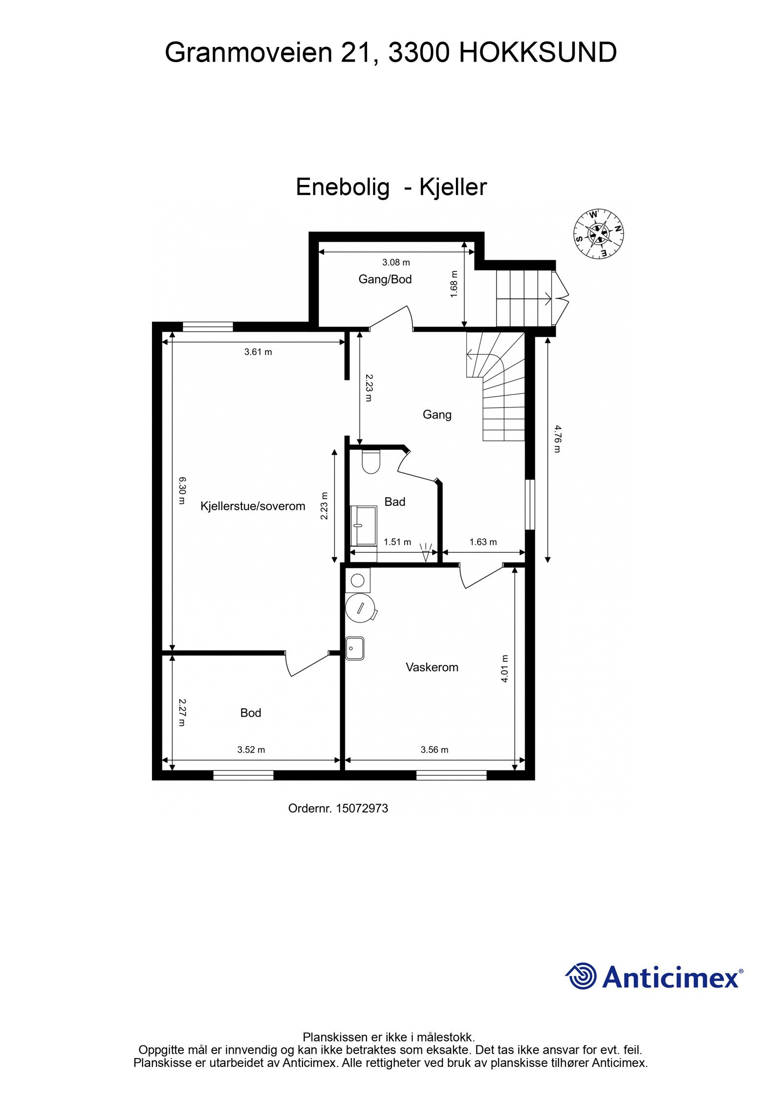 Plantegning Kjeller Galleribilde